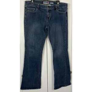 Old Navy Women’s Jeans Boot Cut Ultra Low Waist Medium Blue Size 14